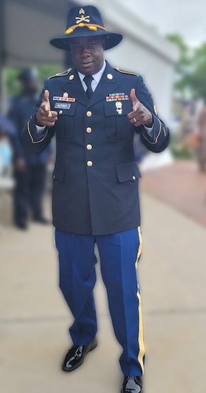 Alumnus and Army Veteran Adrian Alfred