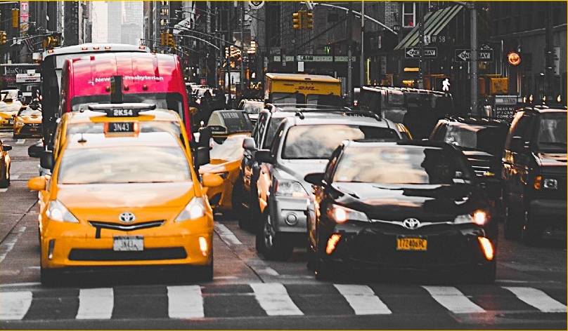 Photo of cars in a street