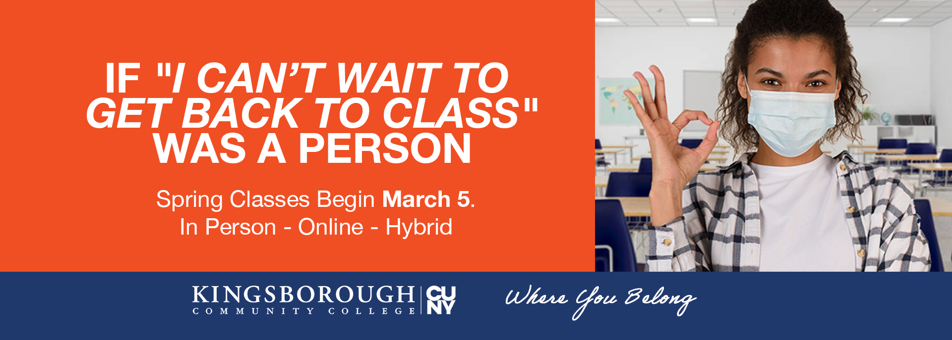 Check The Class Format: In-Person, Online and Hybrid