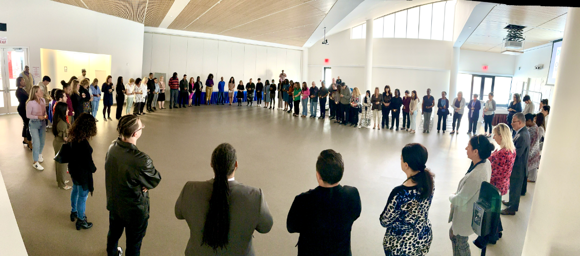 Standing Together for Peace: KCC Hosts Peace Vigil to Support Its Campus Community