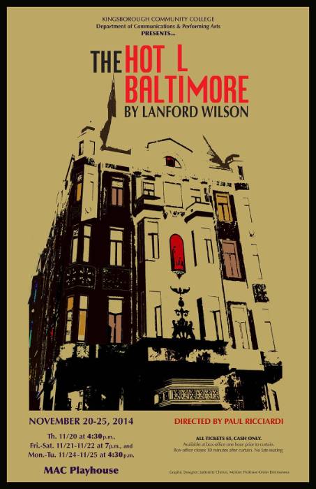 The Hot ‘L’ Baltimore by Lanford Wilson The Hot ‘L’ Baltimore by Lanford Wilson