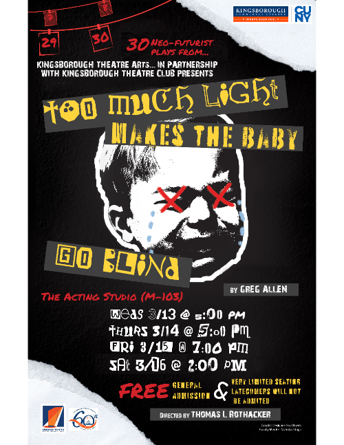Too Much Light Makes the Baby Go Blind by Greg Allen Too Much Light Makes the Baby Go Blind by Greg Allen