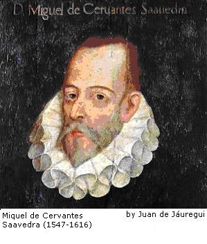 Miquel de Cervantes Saavedra by Juan de Jaurequi