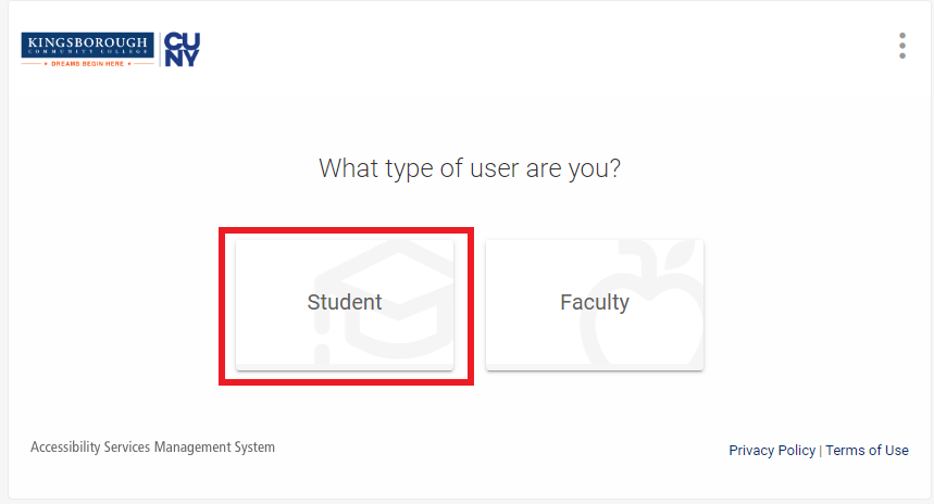 Accommodate log in step 1