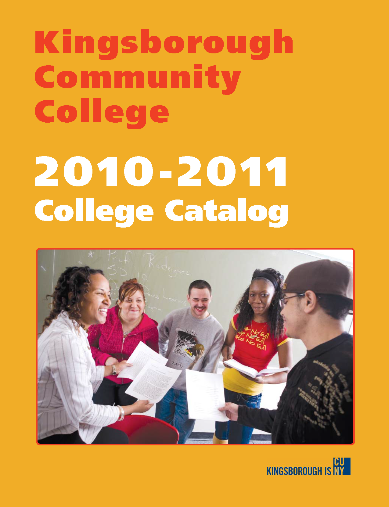 KCC Catalog 2010-2011 Cover
