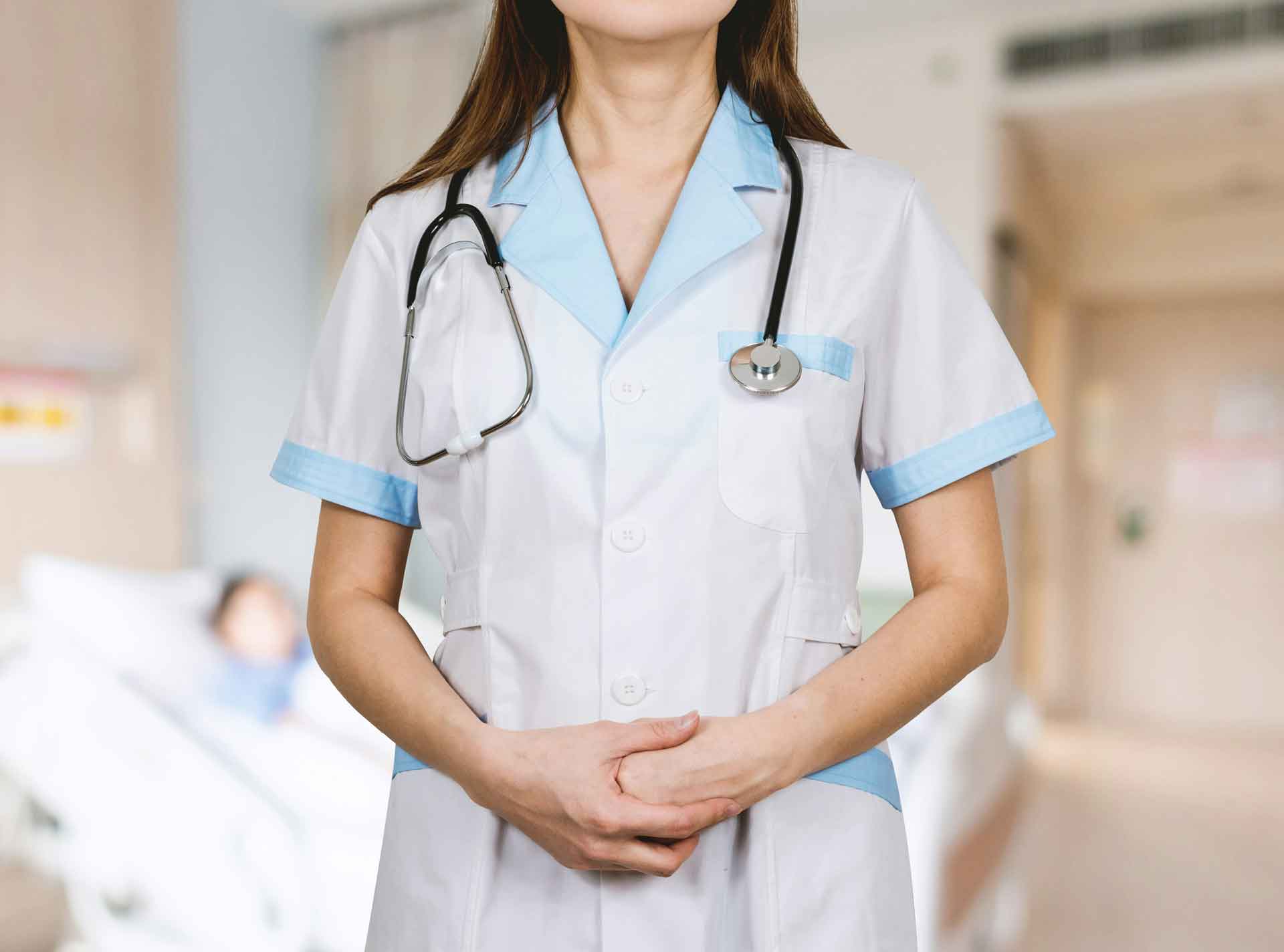 Woman in nurse uniform
