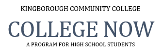 Kingsborough Community College College Now: A Program for High School Students