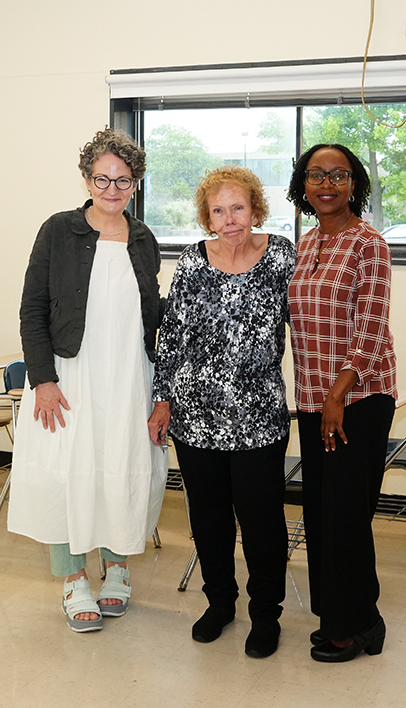 KCC President Suri Duitch, Millie Burke, and VP of Continuing Education and Workforce Development Simone Rodriguez. KCC President Suri Duitch, Millie Burke, and VP of Continuing Education and Workforce Development Simone Rodriguez.