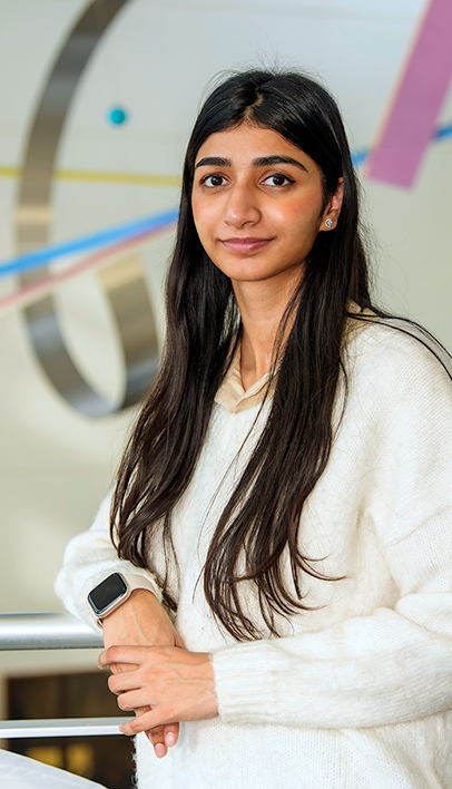 Photo of a girl KCC Engineering Major Urwa Faraz Malik Named Jack Kent Cooke Undergraduate Transfer Scholarship Winner and Class of 2026 Valedictorian